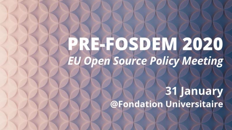 A Software Developer visits: “Pre-Fosdem: Open Source Policy in the EU”
